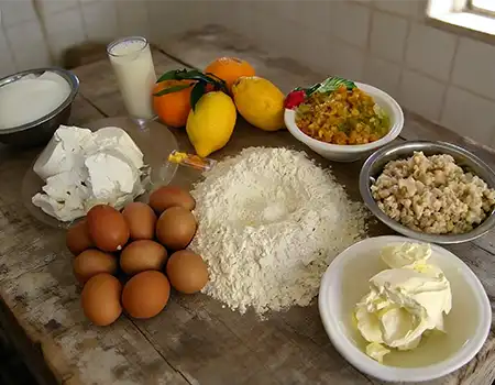 Pastiera di Grano -  ingredientes